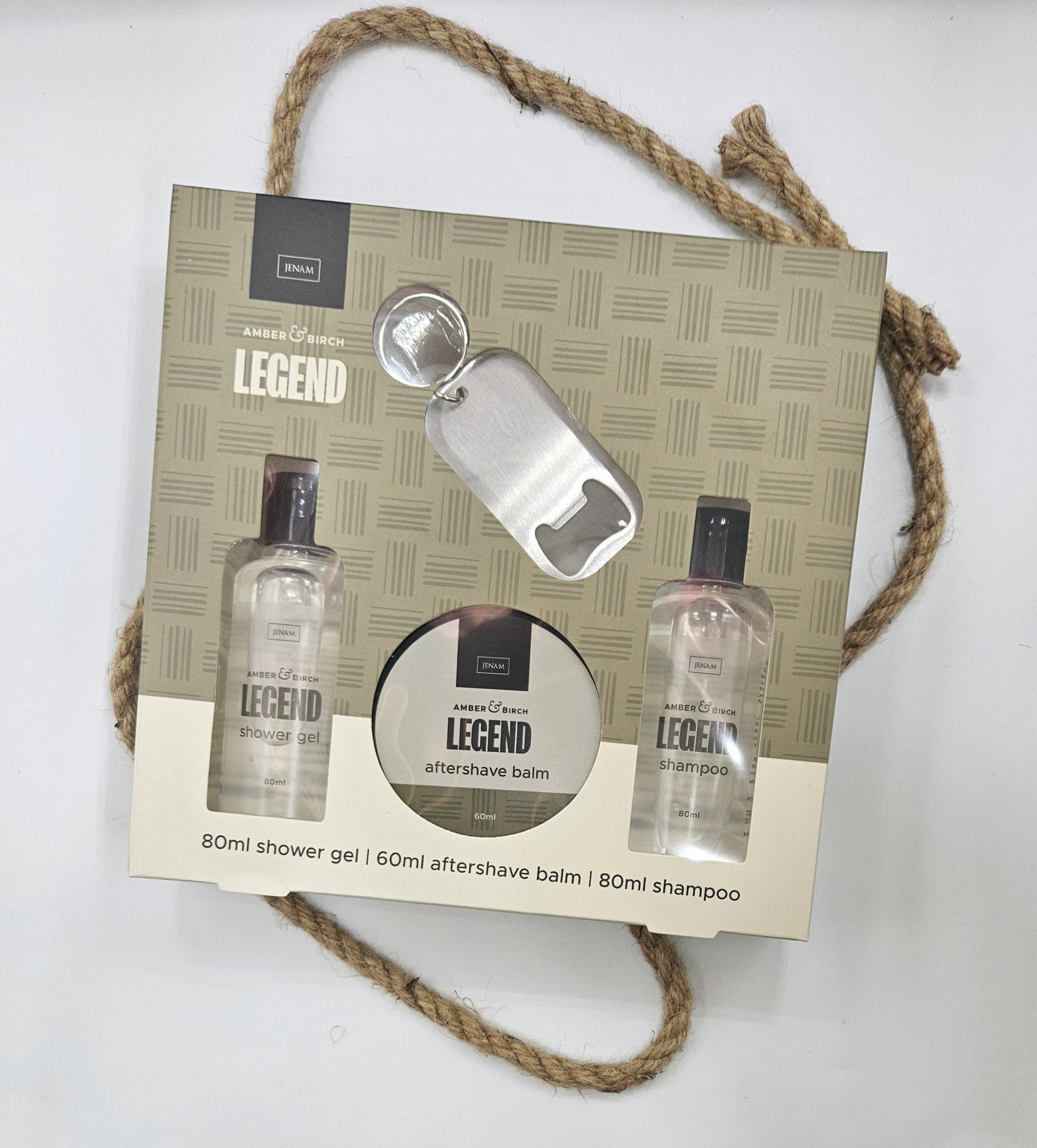 Legend Shower . Shampoo . Shaving Jampacked